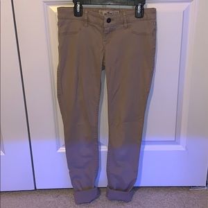 Hollister Khaki Pants Skinny